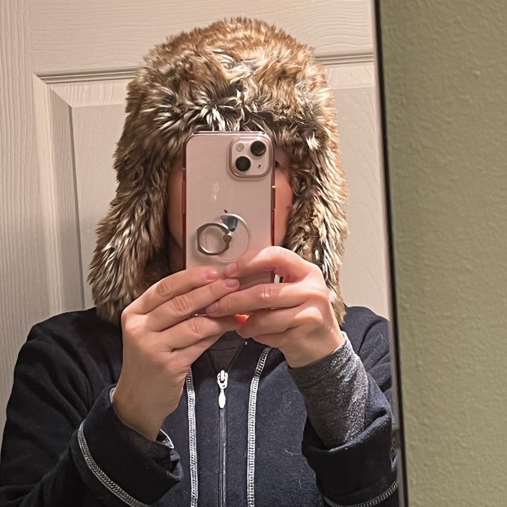 Gap boys size L /LX furry winter hat
